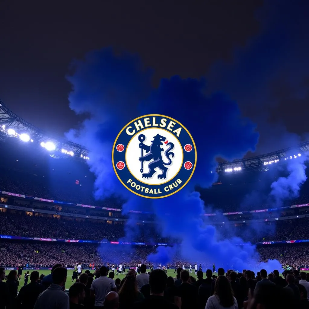 Hình ảnh các cổ động viên CLB Chelsea cuồng nhiệt