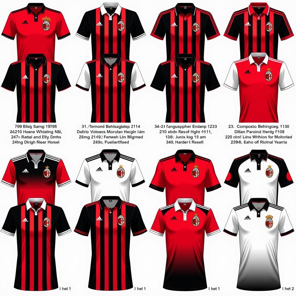 AC Milan Jerseys Through the Years