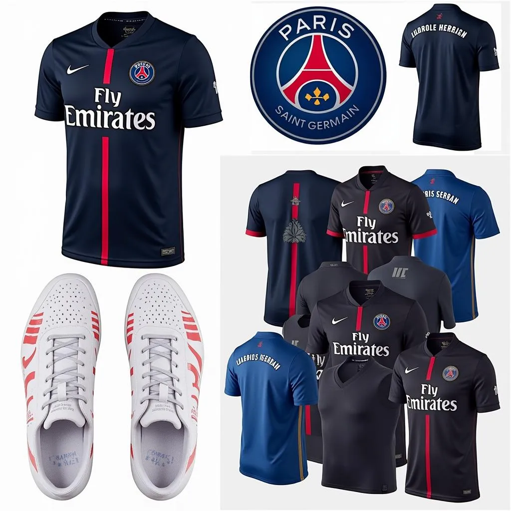 Họa tiết độc đáo trên áo PSG