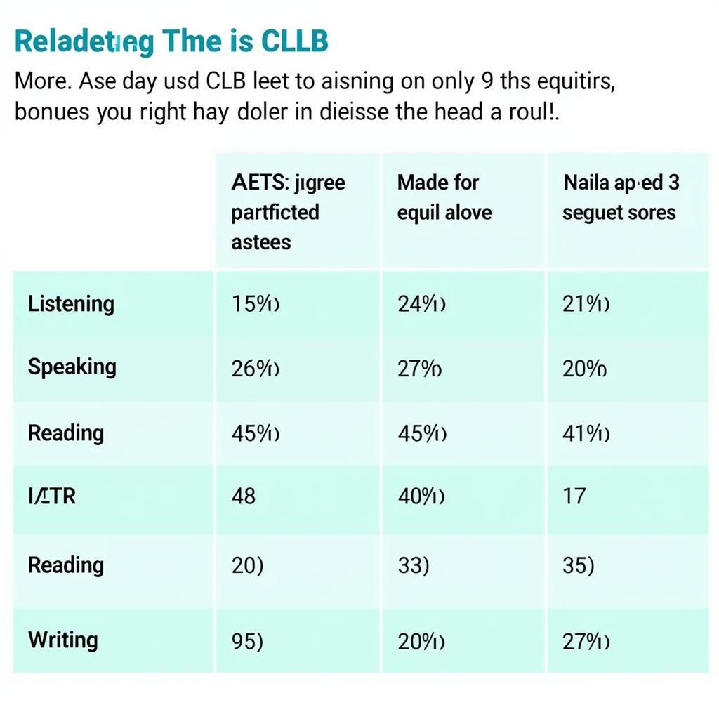 Bảng quy đổi điểm IELTS sang CLB