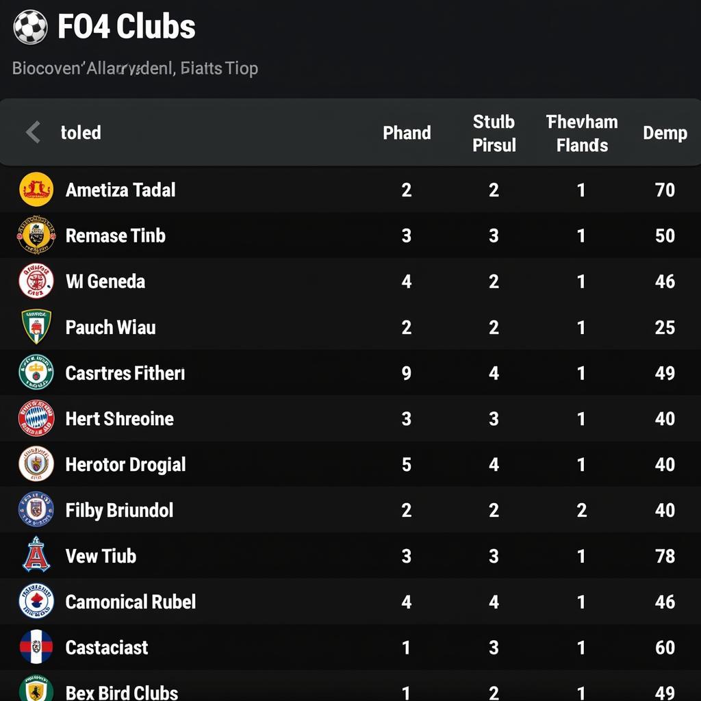 FO4 Club Ranking