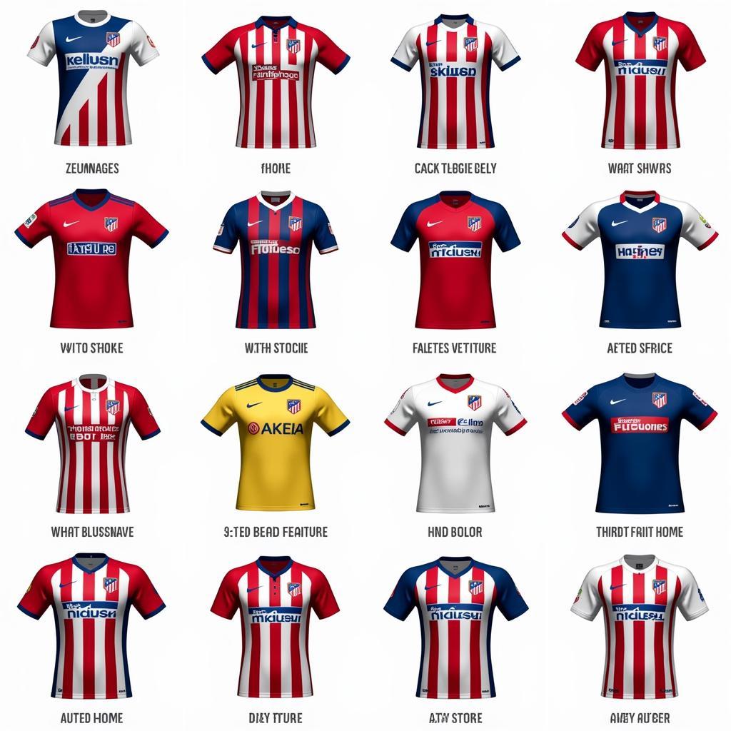 Bộ sưu tập áo Atletico Madrid mùa giải mới nhất