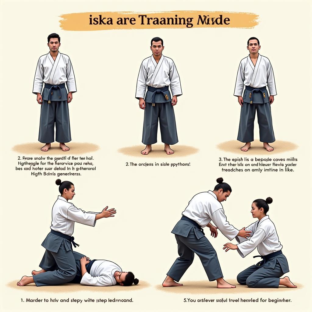 Buổi tập luyện Aikido cho người mới bắt đầu