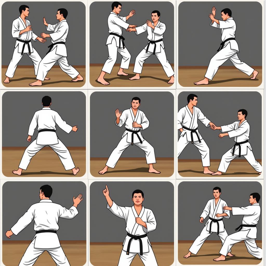 Các bài tập luyện tập Karate tại CLB Lê Đại Hành