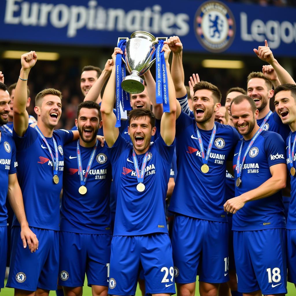 Chelsea nâng cao chức vô địch UEFA Europa League