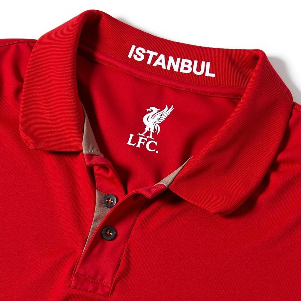 Details of the Istanbul Liverpool Jersey