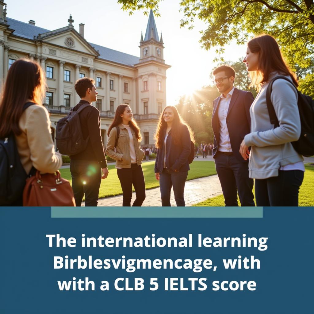 CLB 5 IELTS và học tập quốc tế