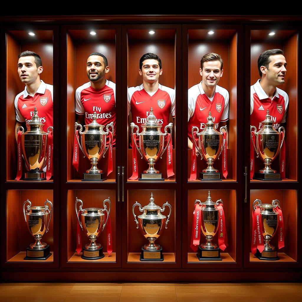 Arsenal's Premier League trophies