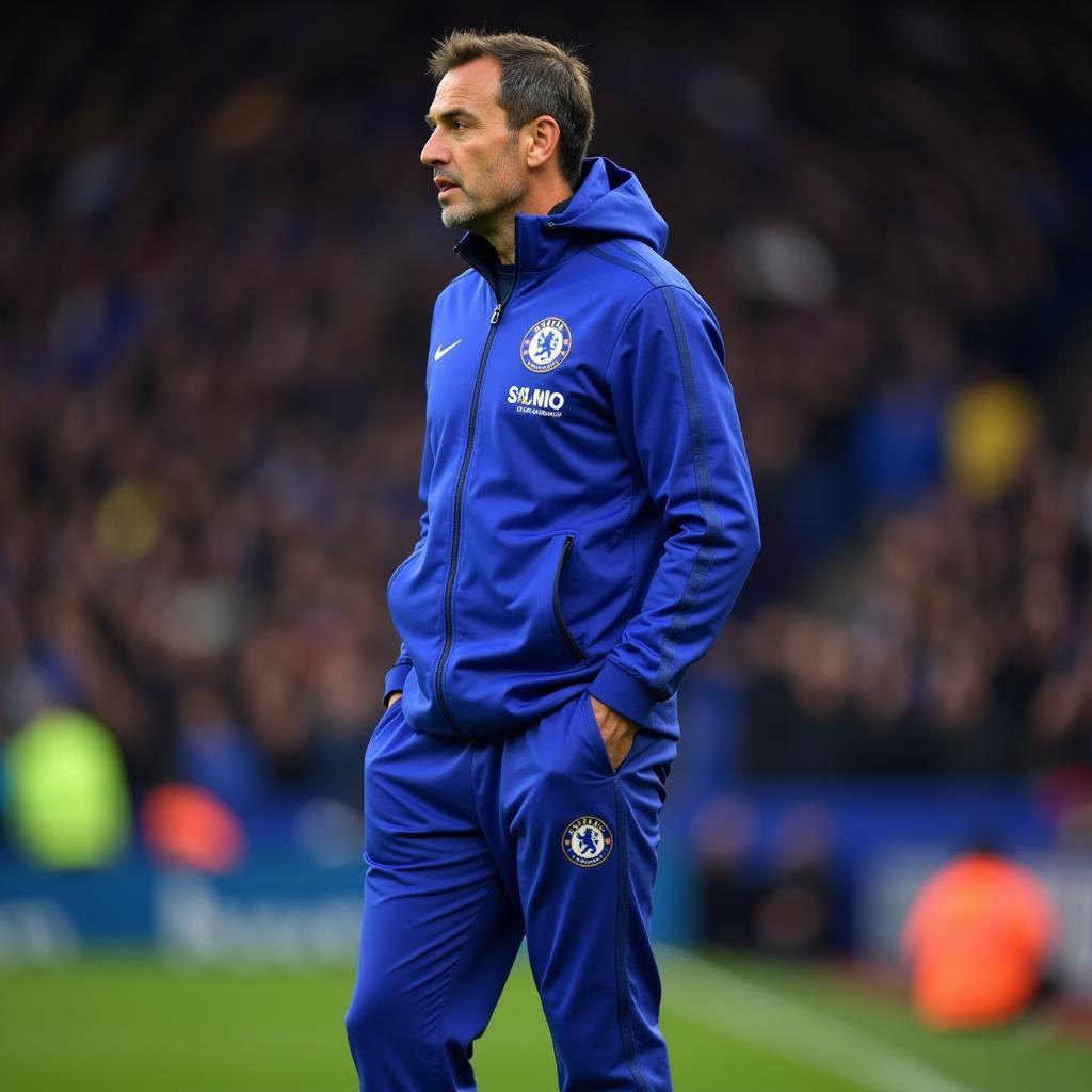 HLV Maurizio Sarri dẫn dắt CLB Chelsea mùa giải 2018-2019