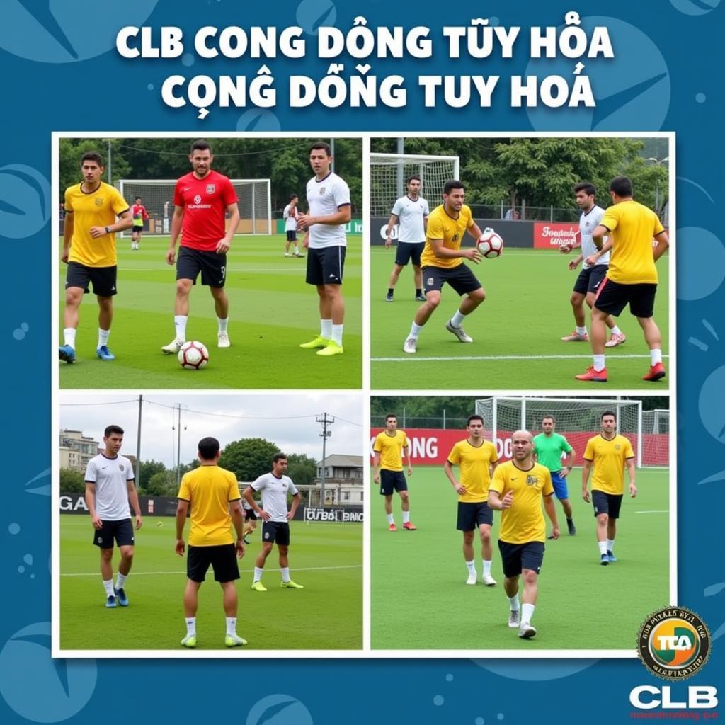 CLB Cộng Đồng Tuy Hòa Tập Luyện