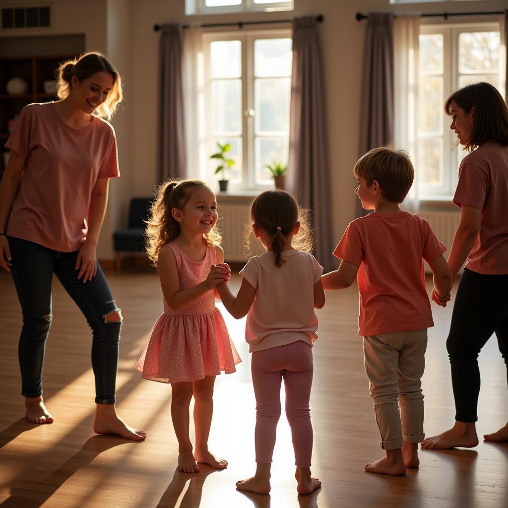 Lớp học nhảy nhí tại CLB Cuồng Dance