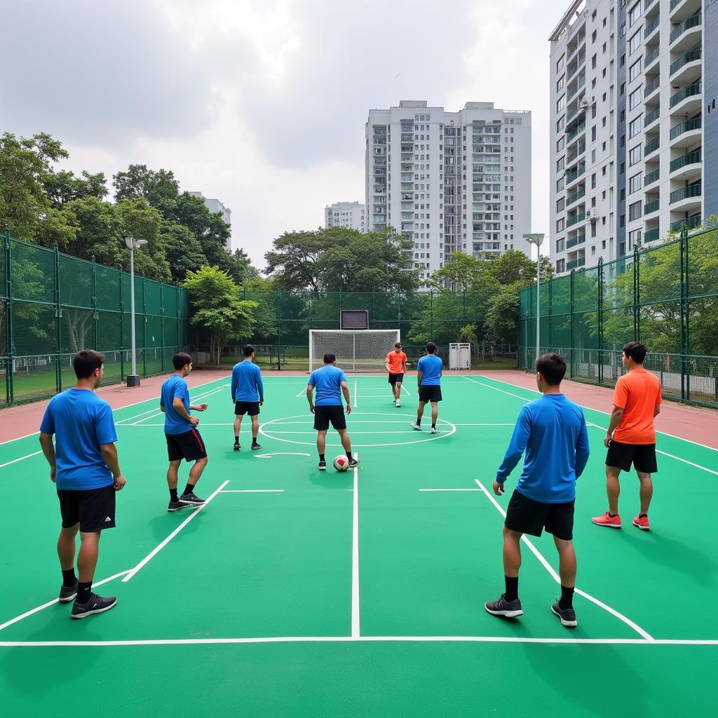 CLB Futsal Quảng Nam FC Tập Luyện