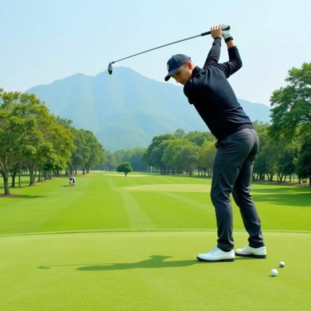 Huấn luyện viên golf chuyên nghiệp tại CLB Golf Hoàng Gia Ninh Bình