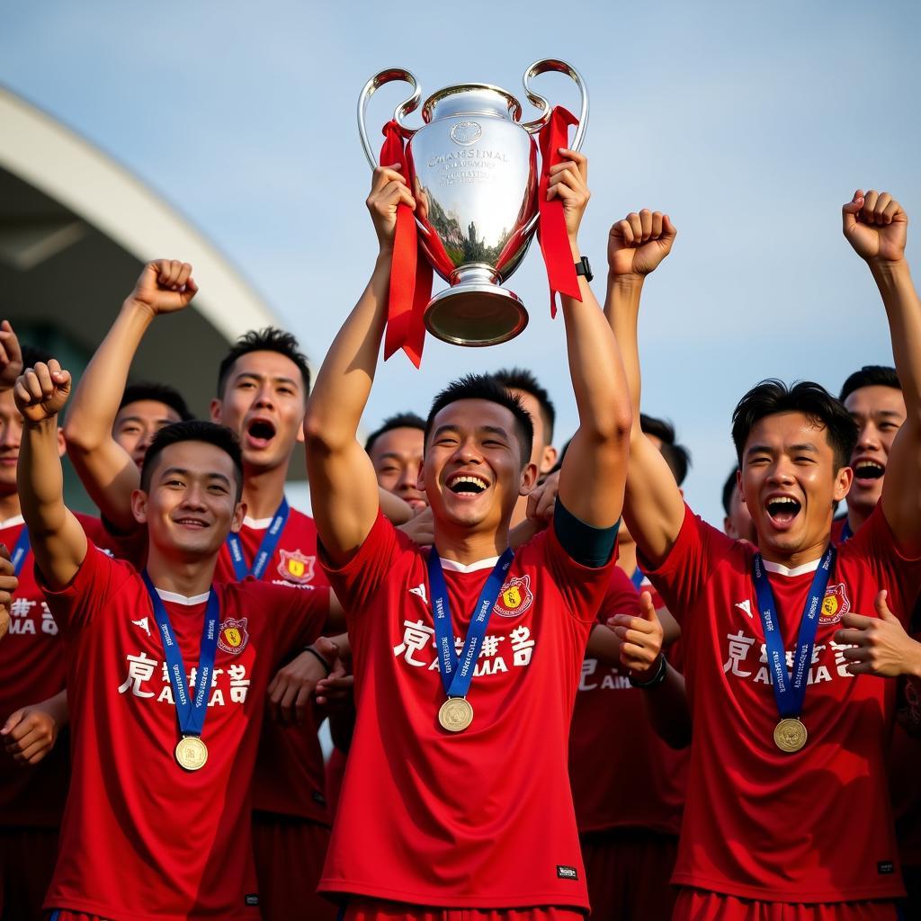 CLB Guangzhou Evergrande nâng cao chức vô địch AFC Champions League