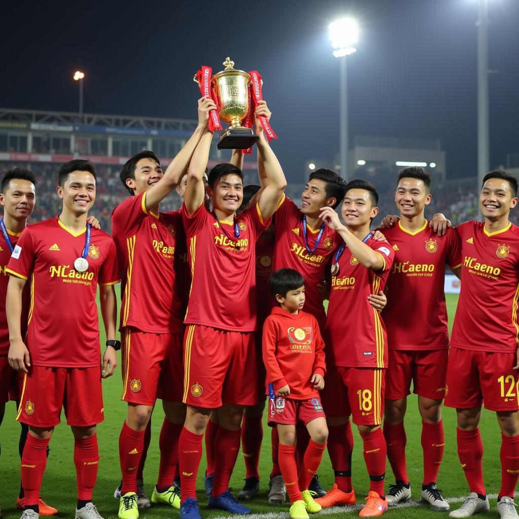 CLB Hà Nội và Hoàng Anh Gia Lai tranh cup