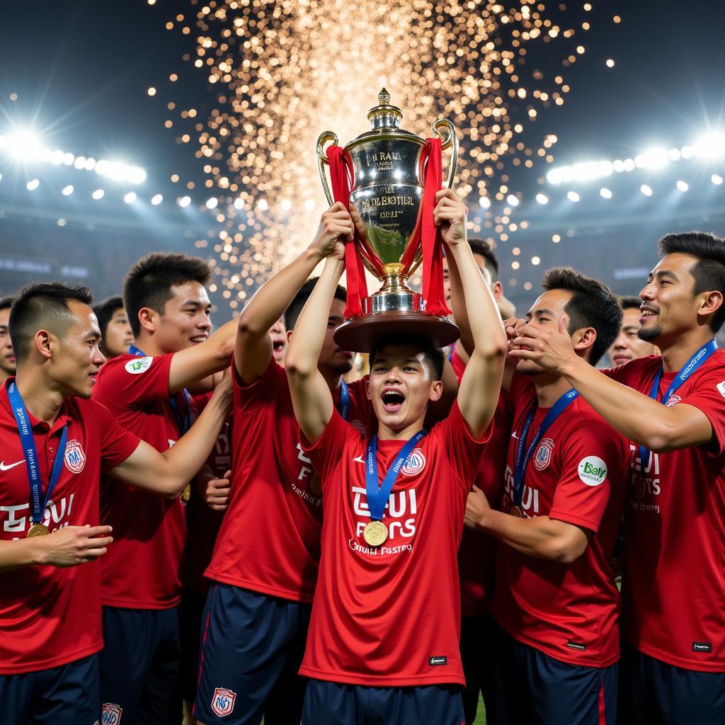 CLB Hà Nội nâng cao chức vô địch V.League 2019