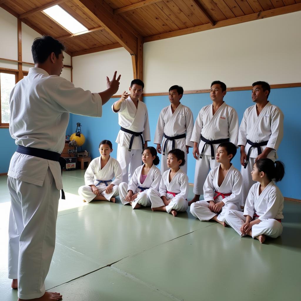 Huấn luyện viên CLB Judo Hồ Xuân Hương