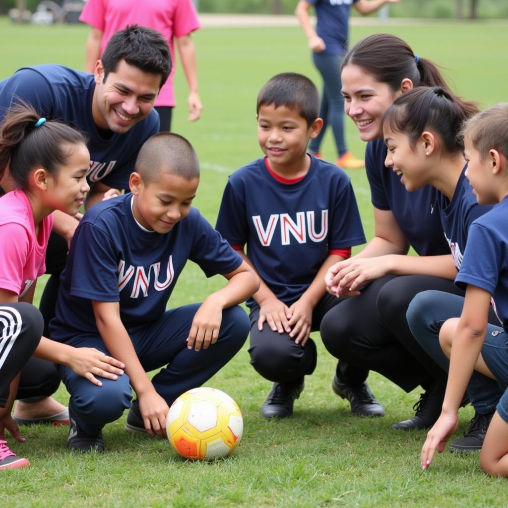 CLB Khiếm Thính VNU giao lưu