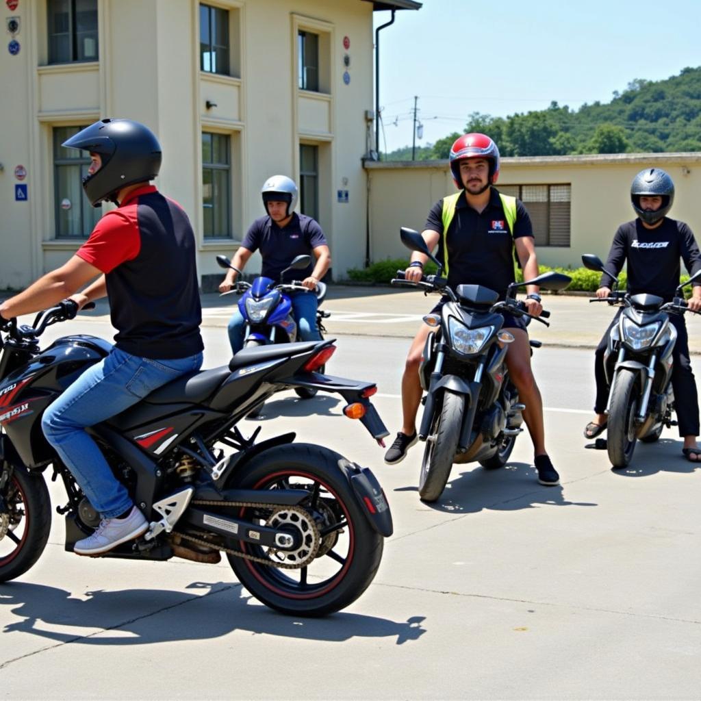 CLB Moto Tiên Phong Đào Tạo Kỹ Năng