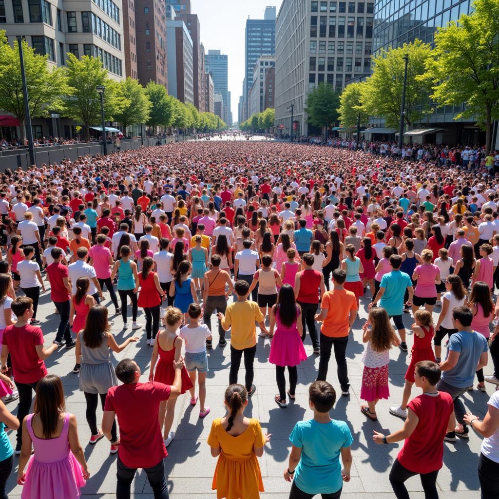 Sự kiện flashmob Gangnam Style