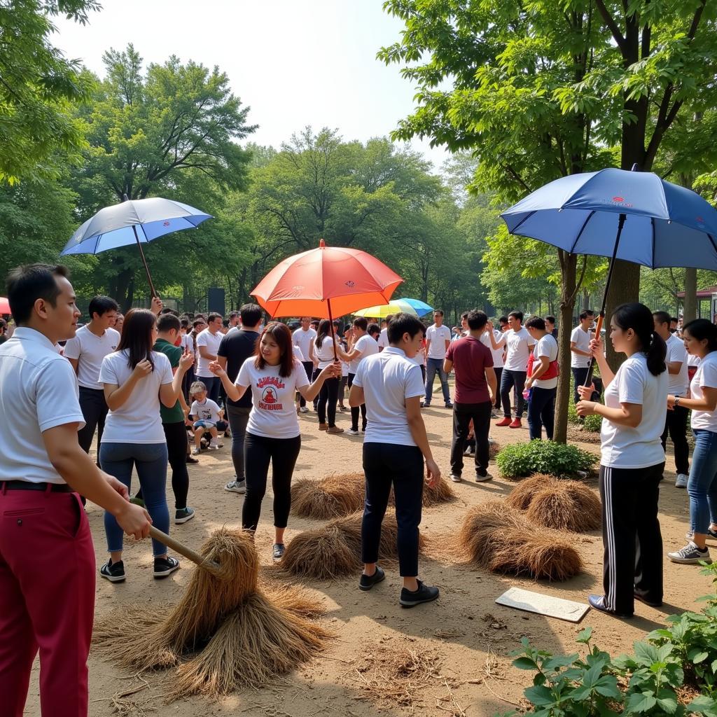 CLB Sinh Viên Tình Nguyện TUE cùng cộng đồng