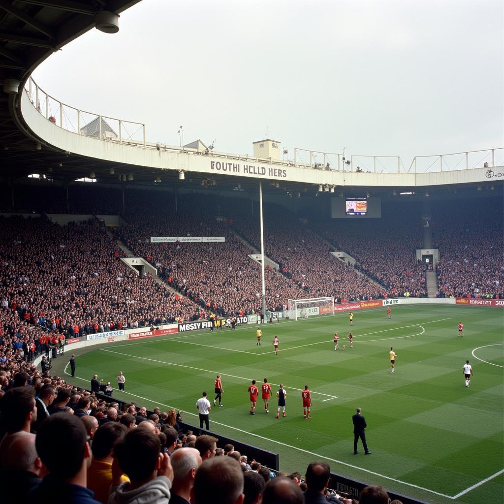 CLB Swansea và khán giả trên sân Vetch Field