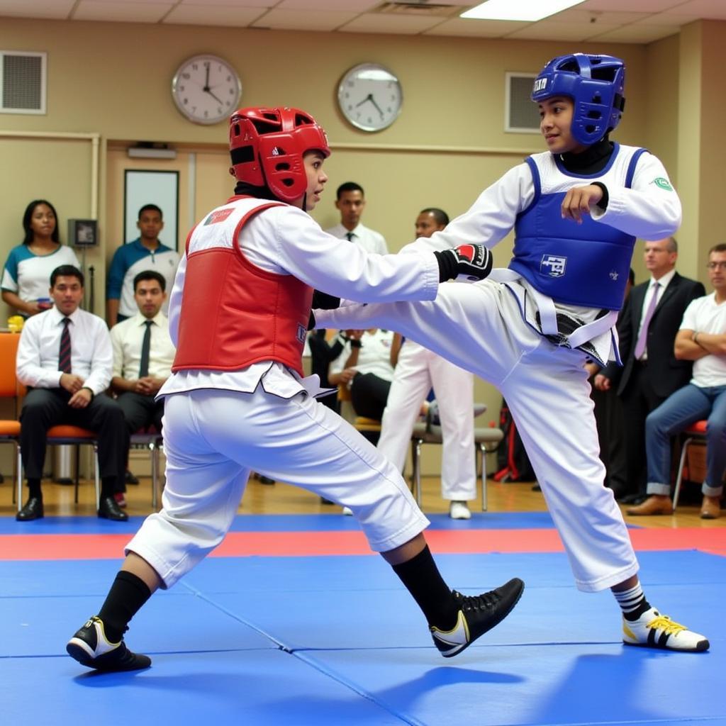 Thi đấu Taekwondo