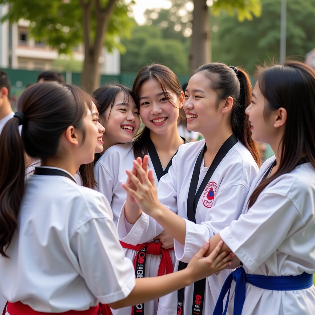 CLB Taekwondo Trung Tâm Việt Hàn - Sinh Hoạt