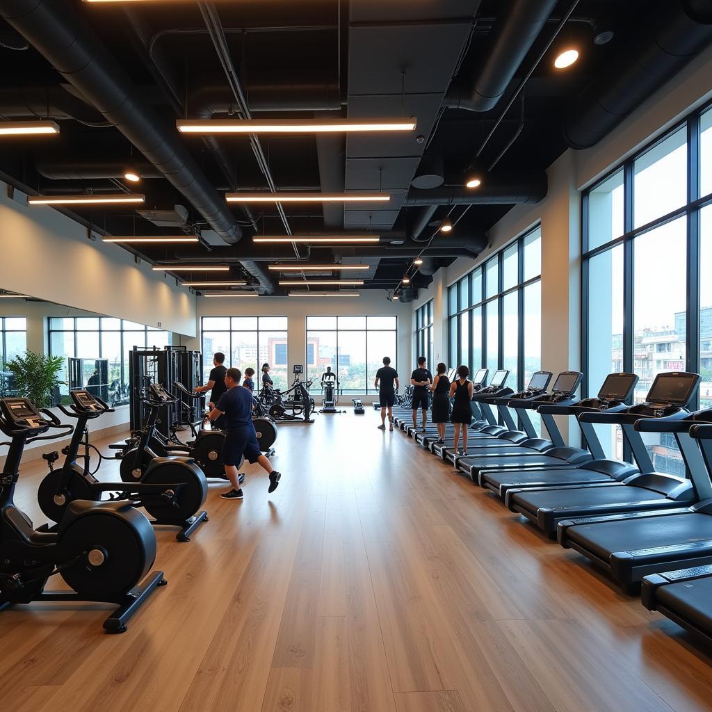 Phòng tập Gym tại CLB TDTT Thanh Đa