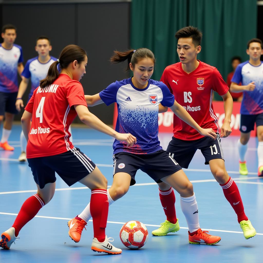 CLB Thái Sơn Nam thi đấu tại giải futsal CLB Châu Á