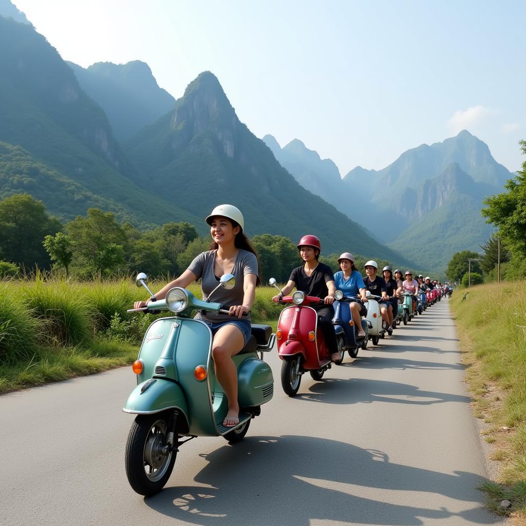 CLB Vespa Sài Gòn Đi Tour