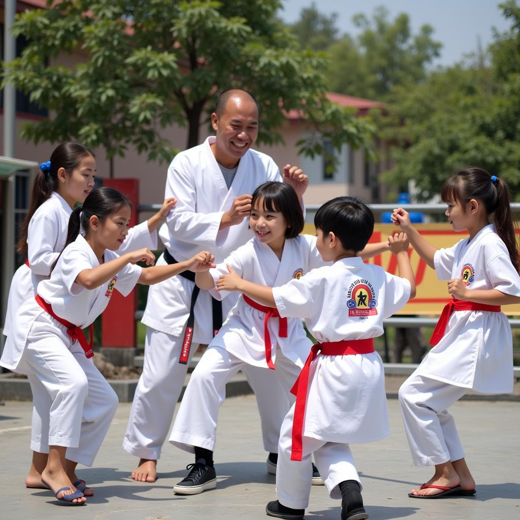 Lớp học Vovinam tại CLB Võ Thuật Bình Thuận