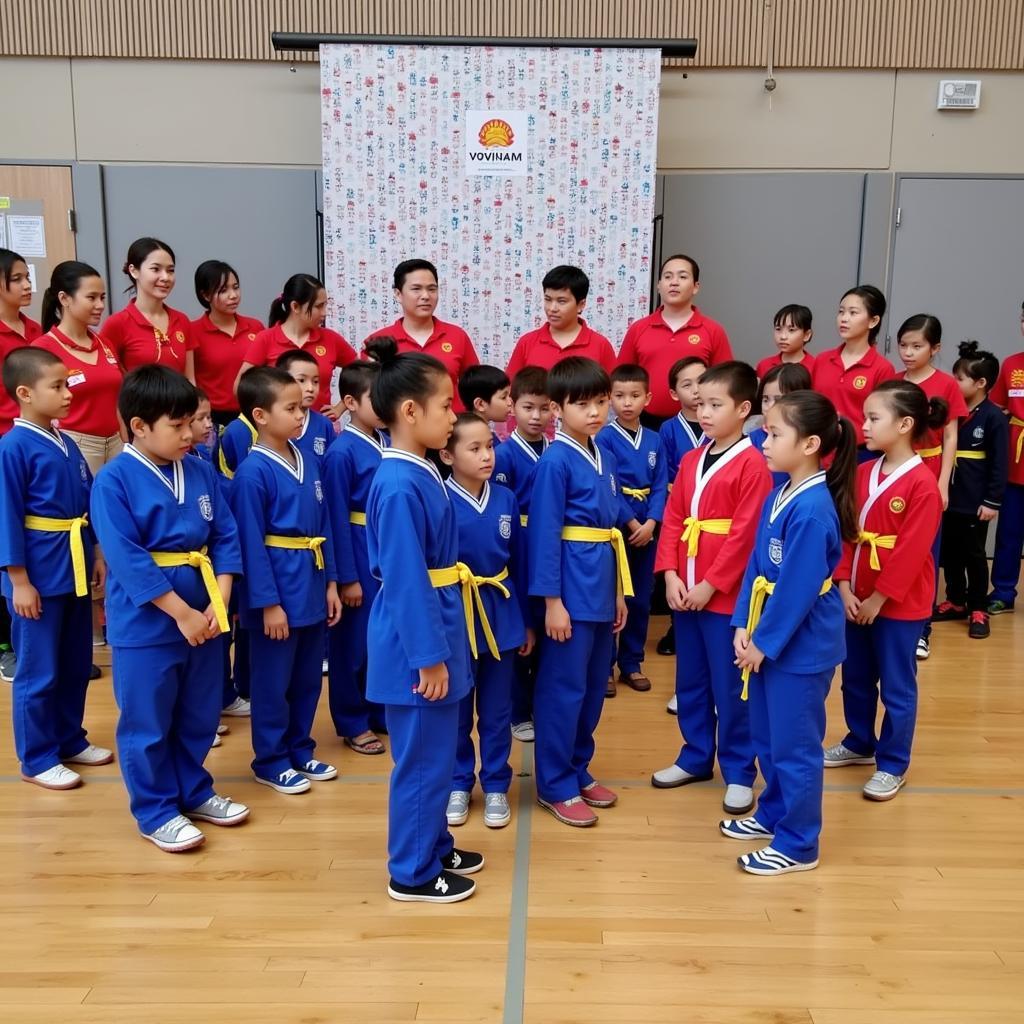 Lễ khai giảng lớp Vovinam mới tại CLB