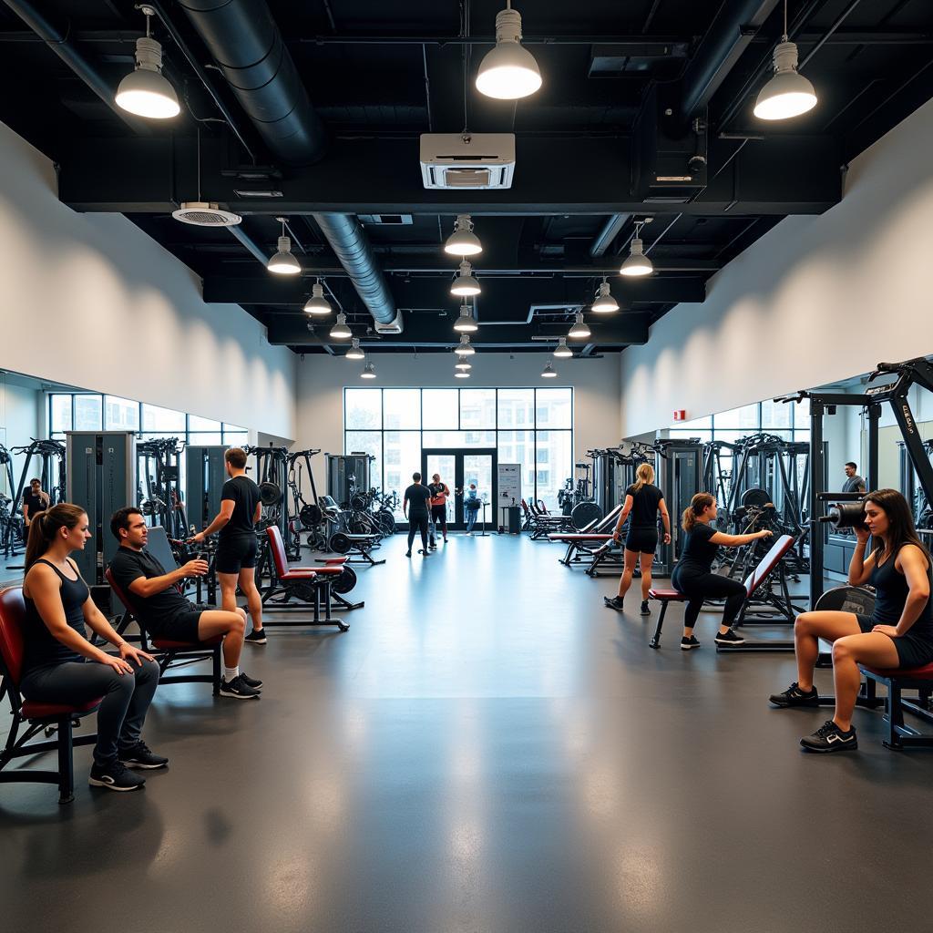 Cơ sở vật chất hiện đại tại Gold Key Fitness