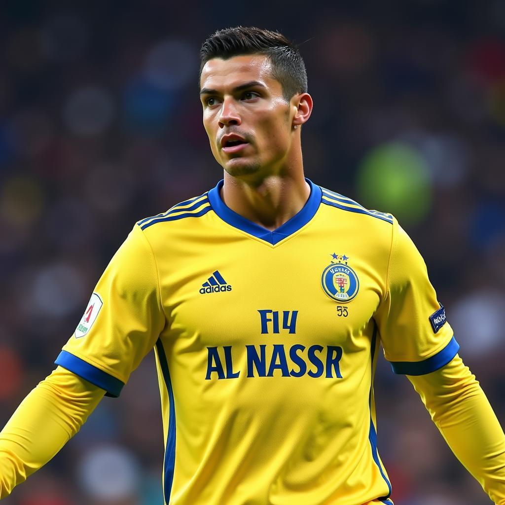 Cristiano Ronaldo trong màu áo Al Nassr