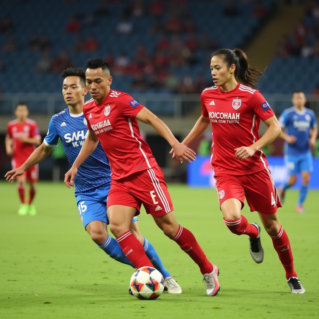 CLB bóng đá Đào Hà Vĩnh Phúc thi đấu tại V.League