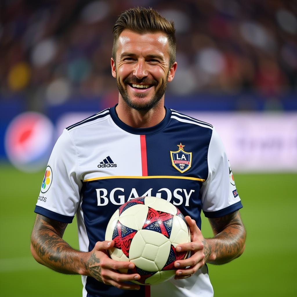 David Beckham trong màu áo LA Galaxy