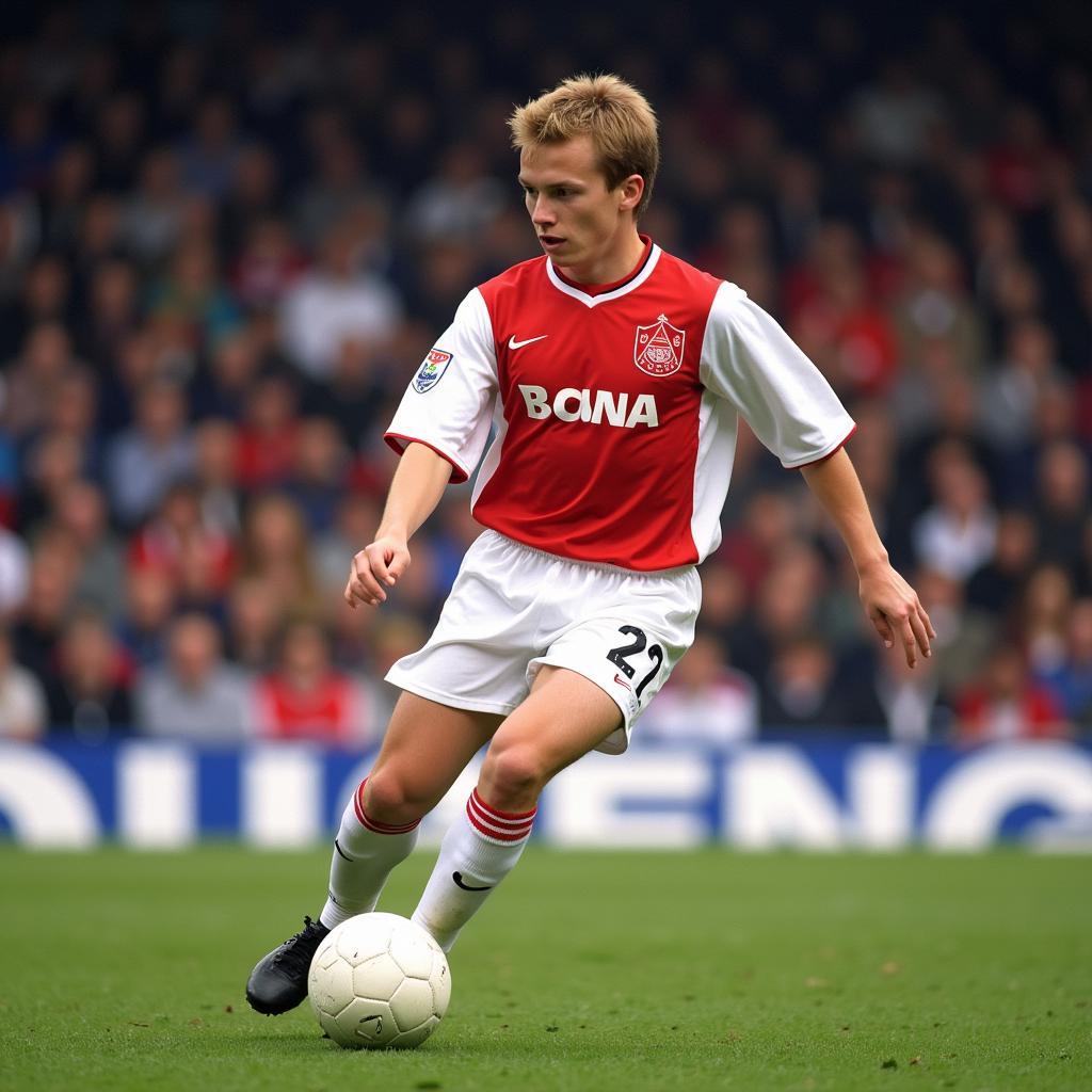 Dennis Bergkamp trong màu áo Ajax