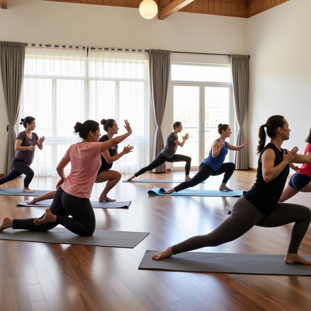 Lớp học yoga tại Elip Nha Trang