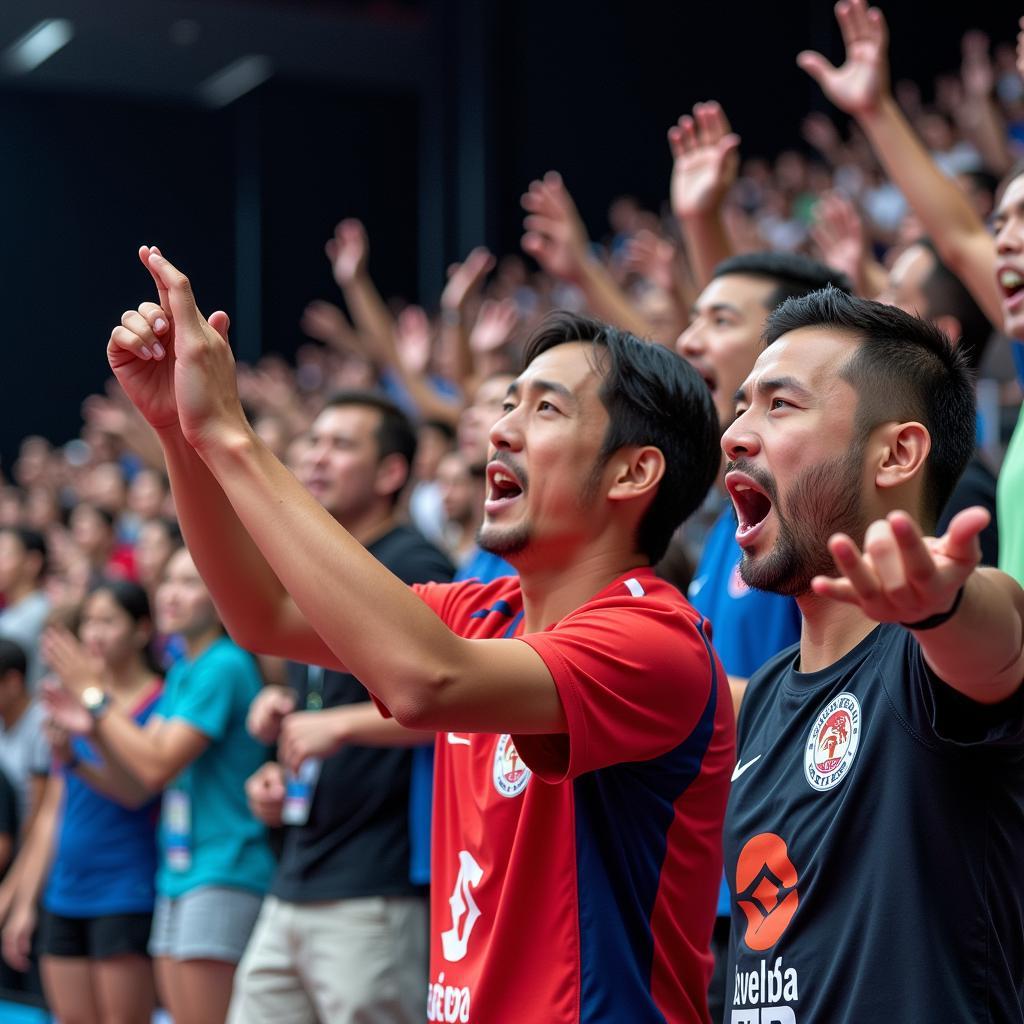 Khán đài sôi động tại giải futsal châu Á