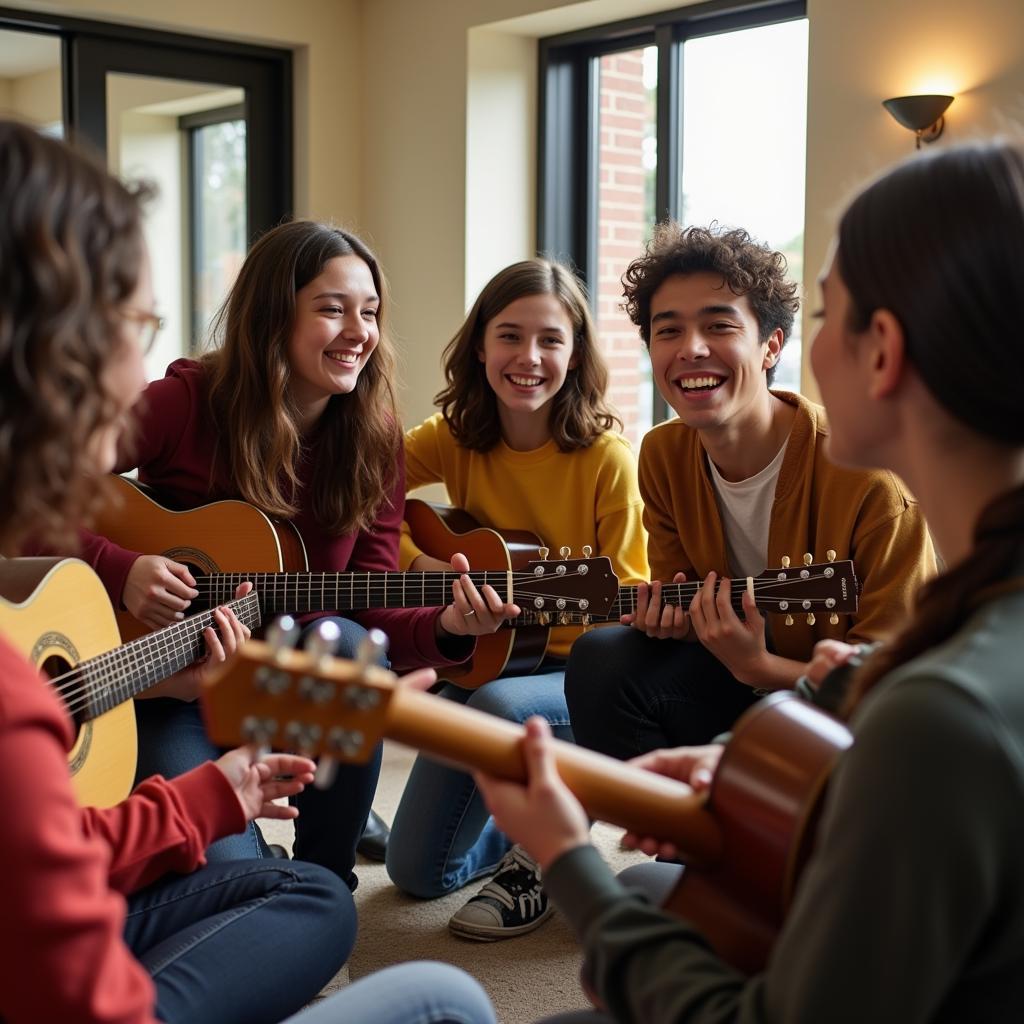 Giao lưu âm nhạc tại CLB Guitar