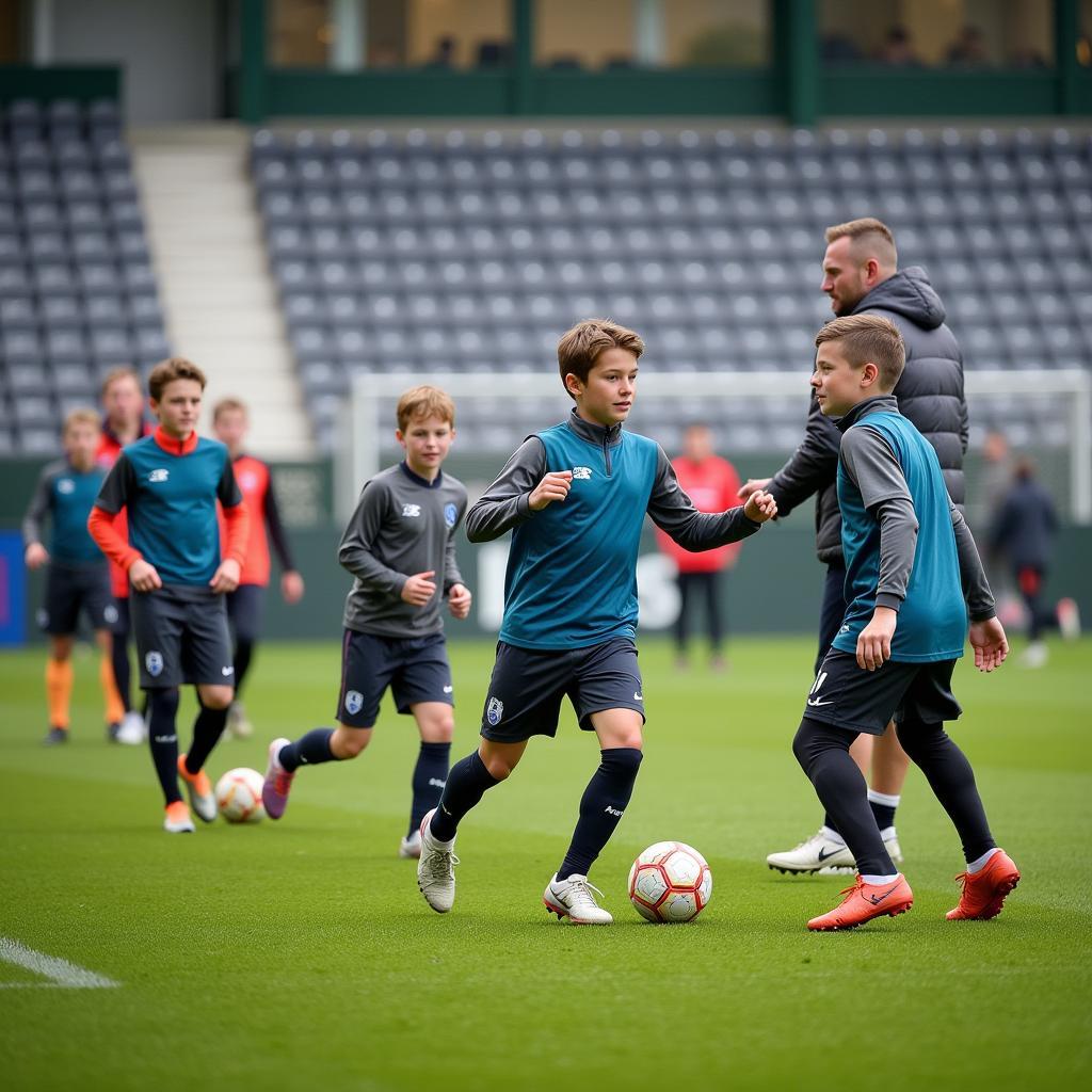 Grasshopper Club Zürich Youth Academy Training