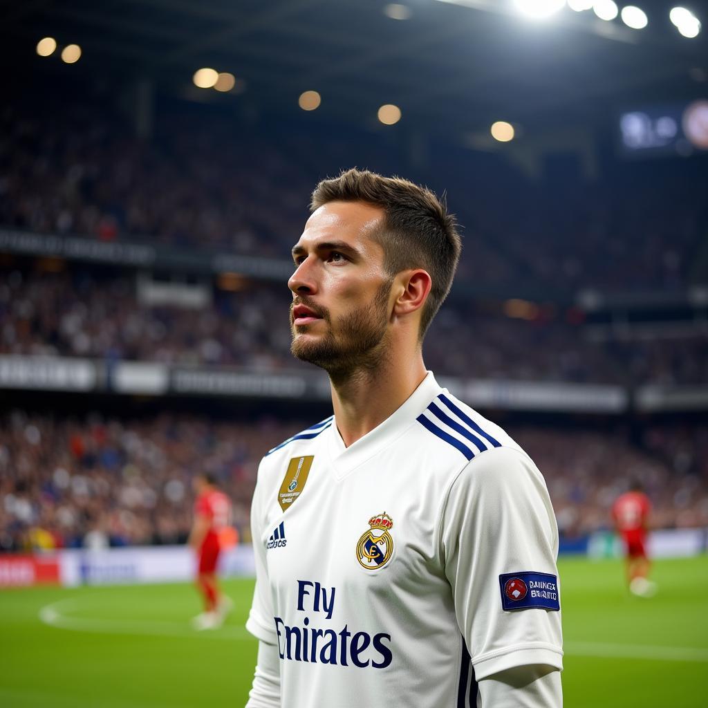 Eden Hazard trong màu áo Real Madrid