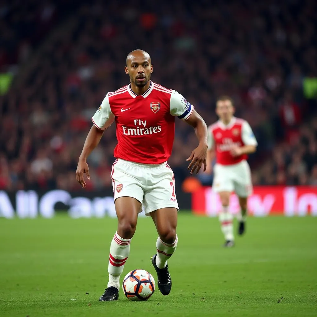 Thierry Henry ghi bàn cho Arsenal