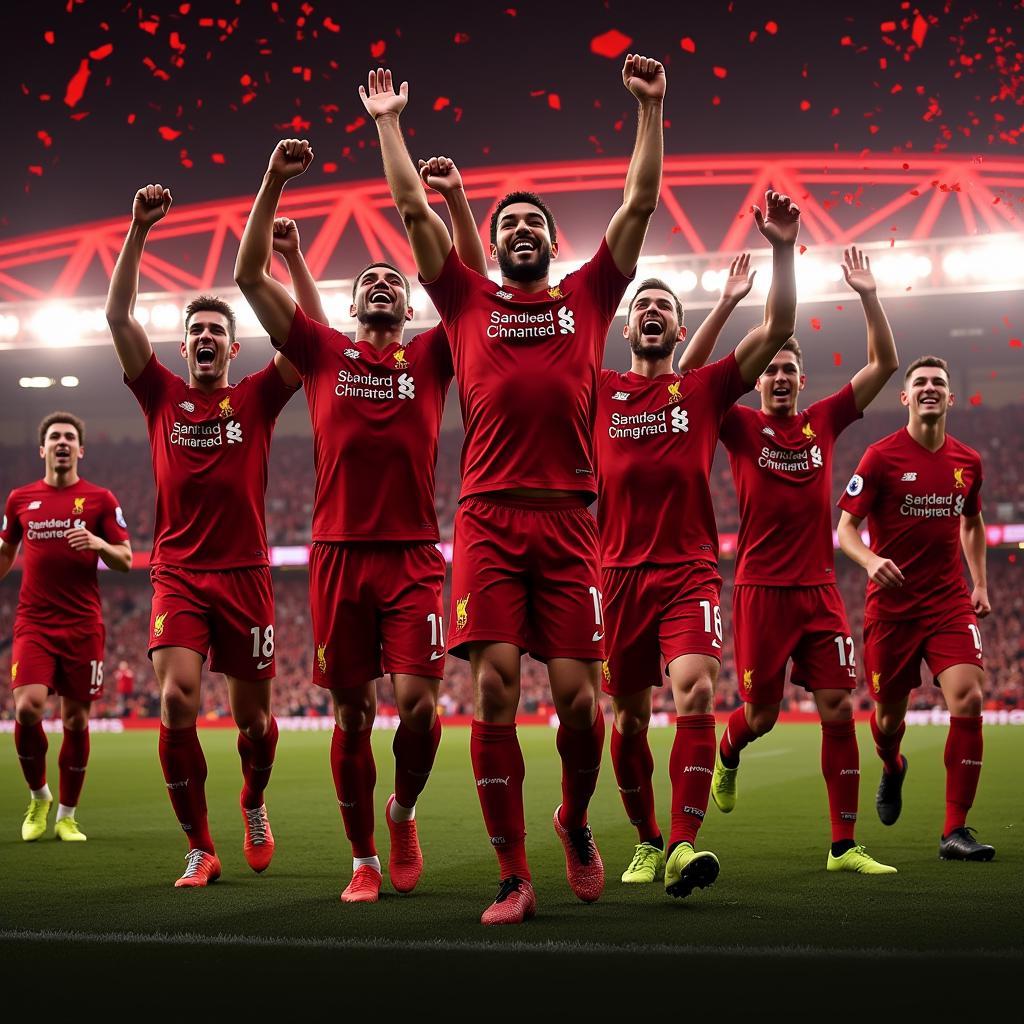 Hình nền Liverpool chiến thắng