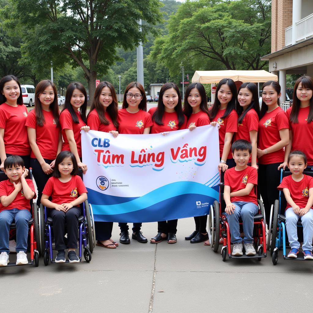 CLB Tấm Lòng Vàng tổ chức hoạt động từ thiện