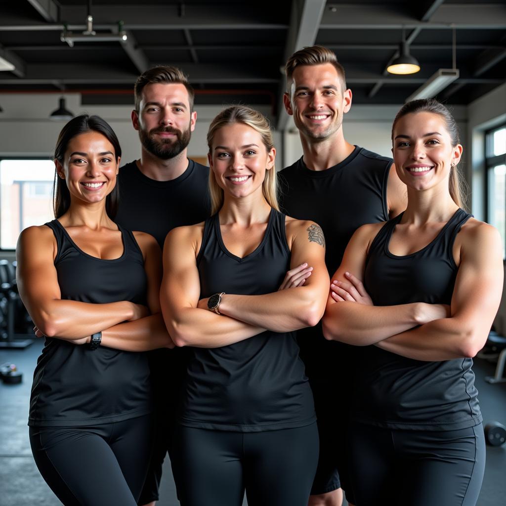 Experienced and dedicated personal trainers at CLB Thể Hình Mùa Xuân Quần Ngựa