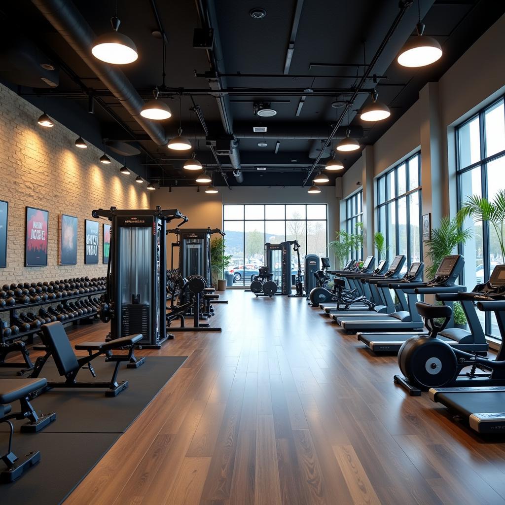 Không gian tập luyện hiện đại tại Smart Gym