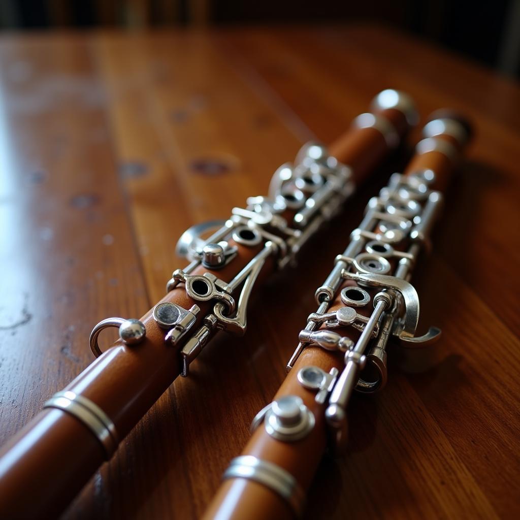 Hình ảnh kèn Clarinet và Flute