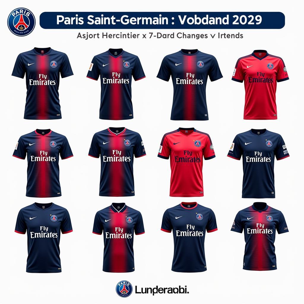 Lịch sử áo PSG